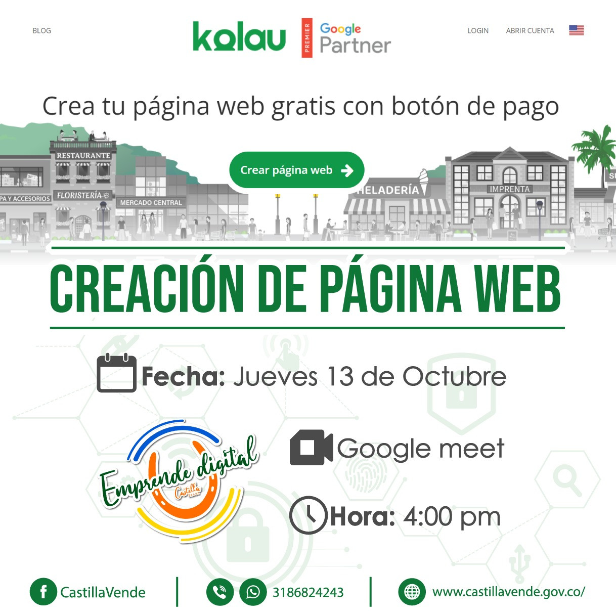 Taller crea tu pagina web